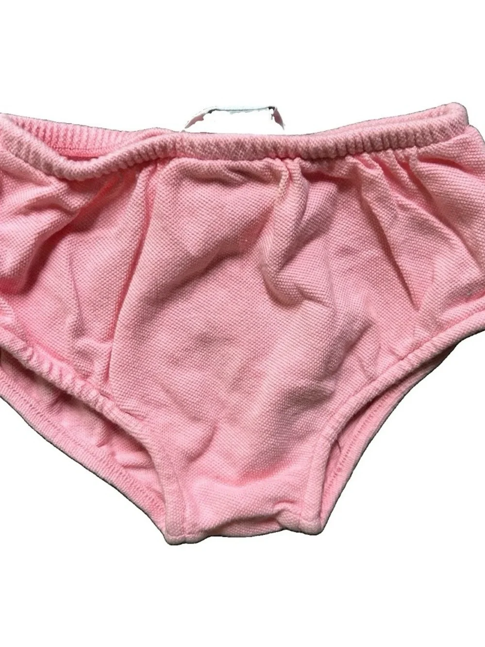 Baby Girl Ralph Lauren Pink Polo Golf Dress Diaper Cover Size 12 Months